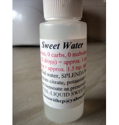 Mark\'s bottle of Liquid Splenda