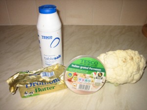 mashed-cauliflower-ingredients